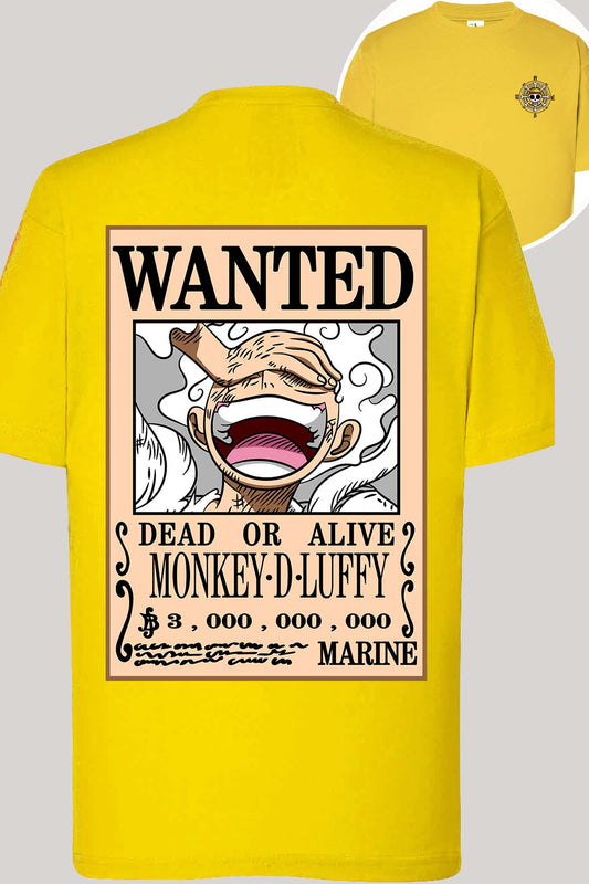 COULEUR:Jaune|T-shirt Garçon | Wanted LUFFY GEAR Jaune