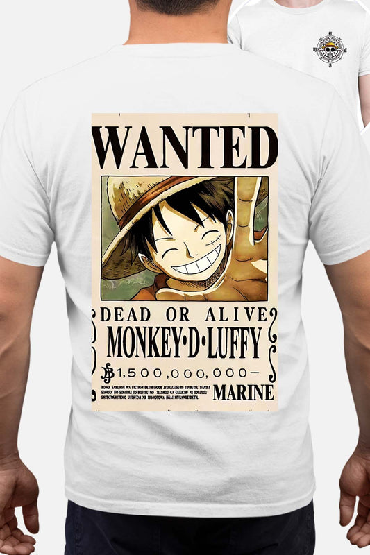 COULEUR:Blanc|T-shirt Homme | Wanted Monkey D Blanc