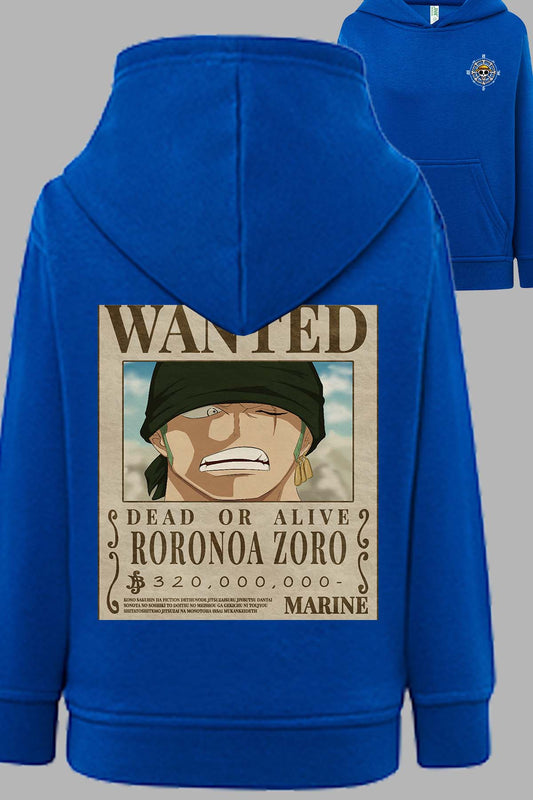COULEUR:Bleu Roi|Sweat Capuche Garçon | Wanted Roro Roro Bleu Roi