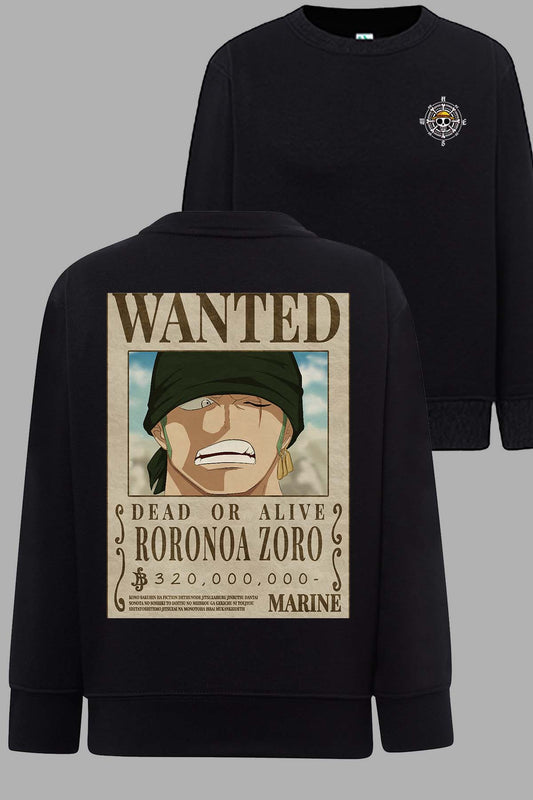 COULEUR:Noir|Sweat Col Rond Homme | Wanted Roro Roro Noir