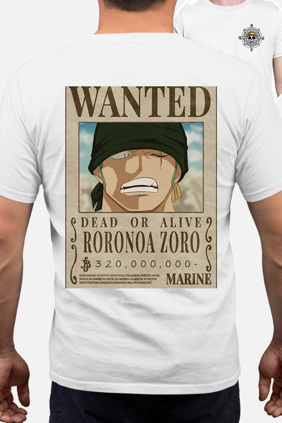 COULEUR:Blanc|T-shirt Homme | Wanted Roro Roro Blanc