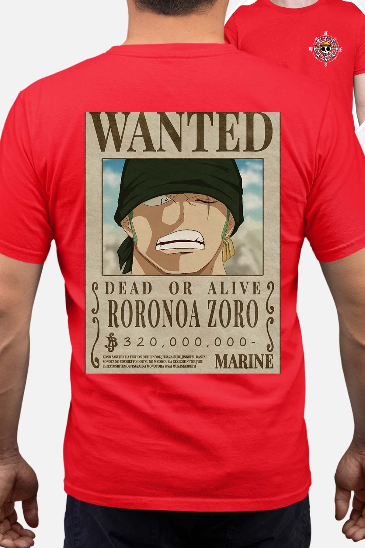 COULEUR:Rouge|T-shirt Homme | Wanted Roro Roro Rouge