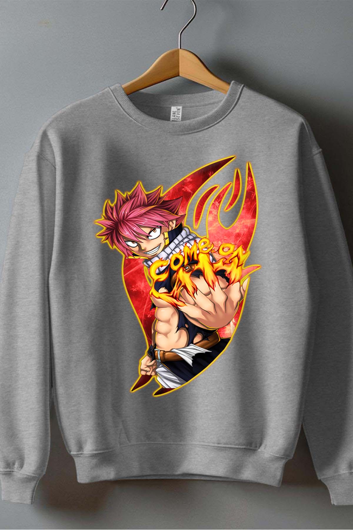 COULEUR:Gris|Sweat Col Rond Garçon | adem Fary Gris