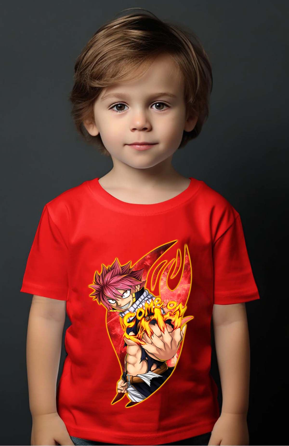 COULEUR:Rouge|T-shirt Garçon | adem Fary Rouge