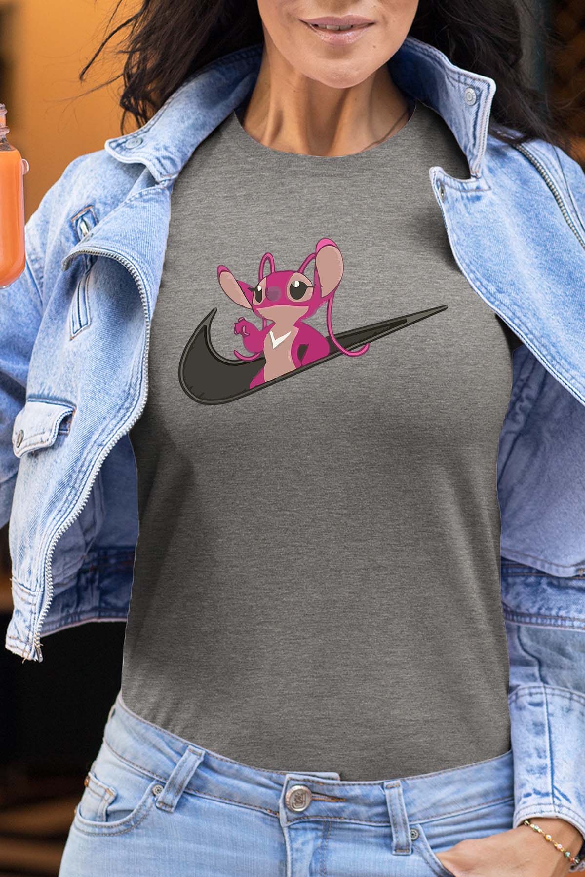 COULEUR:Gris|T-shirt Femme | angel nike Gris