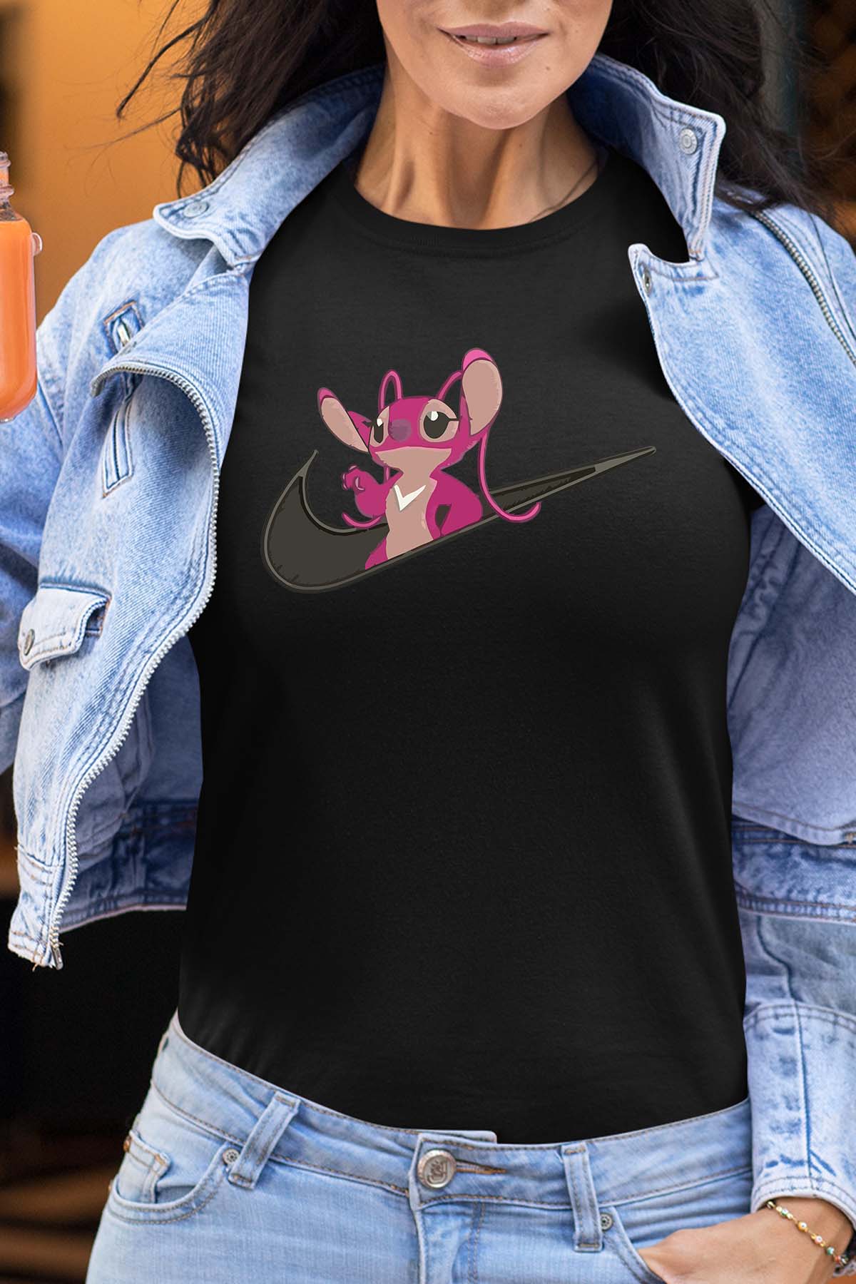 COULEUR:Noir|T-shirt Femme | angel nike Noir