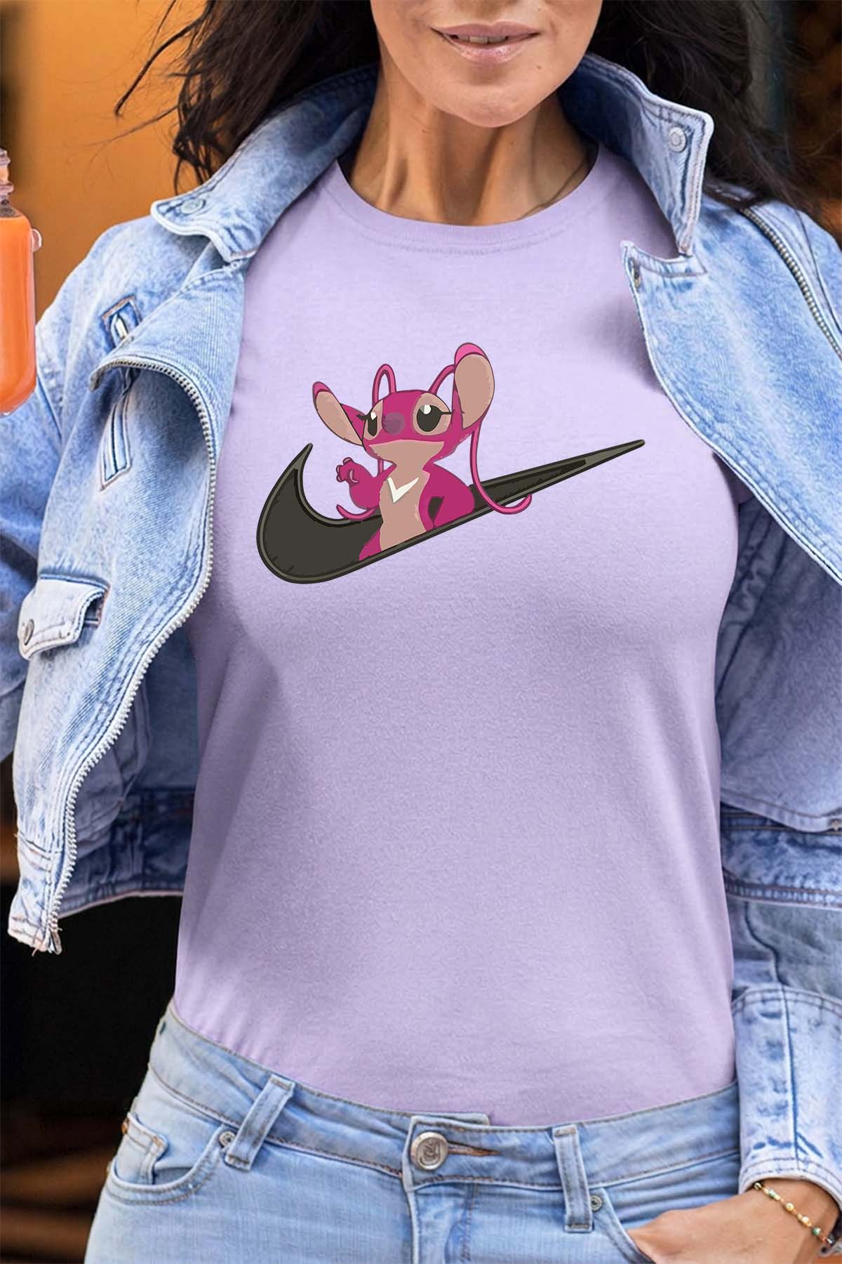 COULEUR:Violet|T-shirt Femme | angel nike Violet