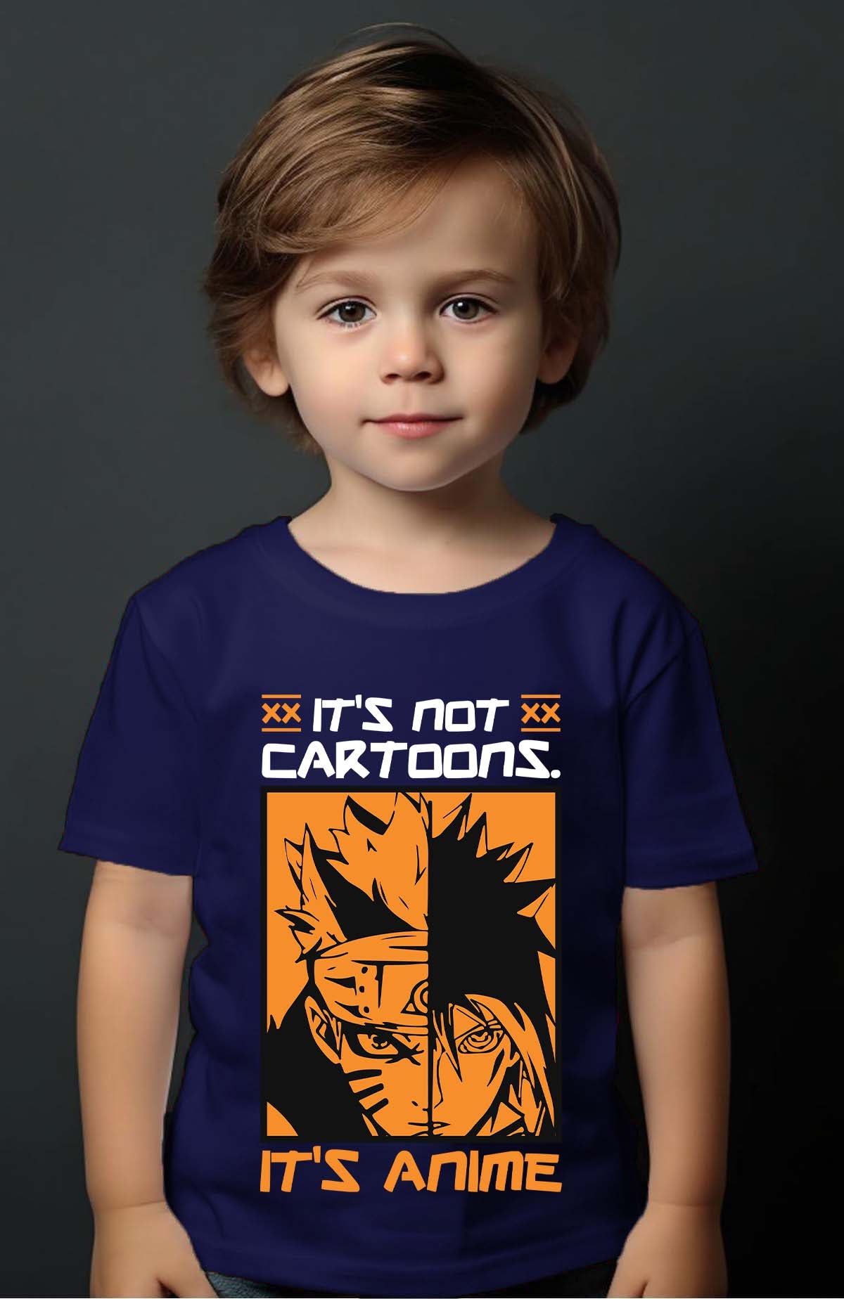 COULEUR:Marine|T-shirt Garçon | anime naruto Marine