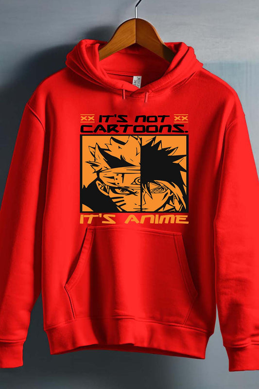 COULEUR:Rouge|Sweat Capuche Garçon | anime naruto NOIR Rouge