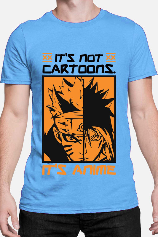 COULEUR:Bleu Ciel|T-shirt Homme | anime naruto NOIR Bleu Ciel
