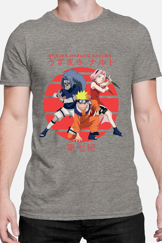 COULEUR:Gris|T-shirt Homme | attack 3 amis Gris