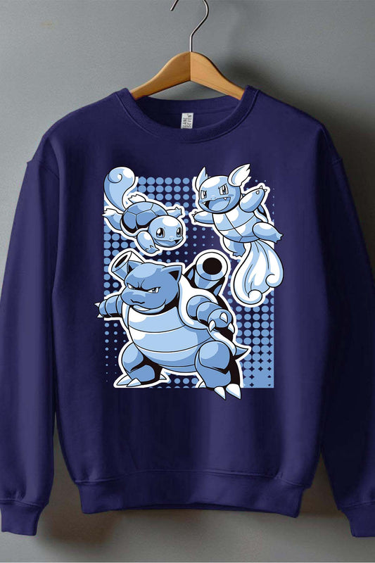 COULEUR:Marine|Sweat Col Rond Homme | blastoise Marine