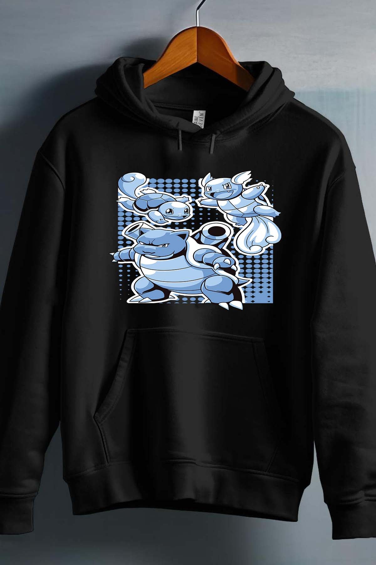 COULEUR:Noir|Sweat Capuche Garçon | blastoise Noir