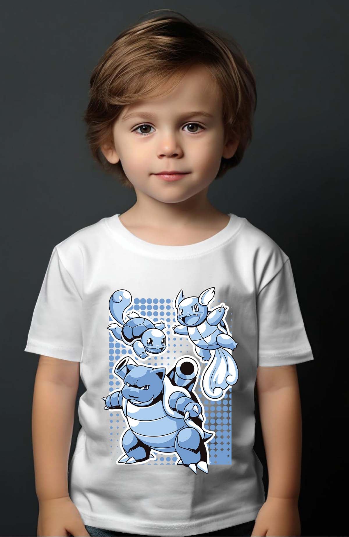 COULEUR:Blanc|T-shirt Garçon | blastoise Blanc