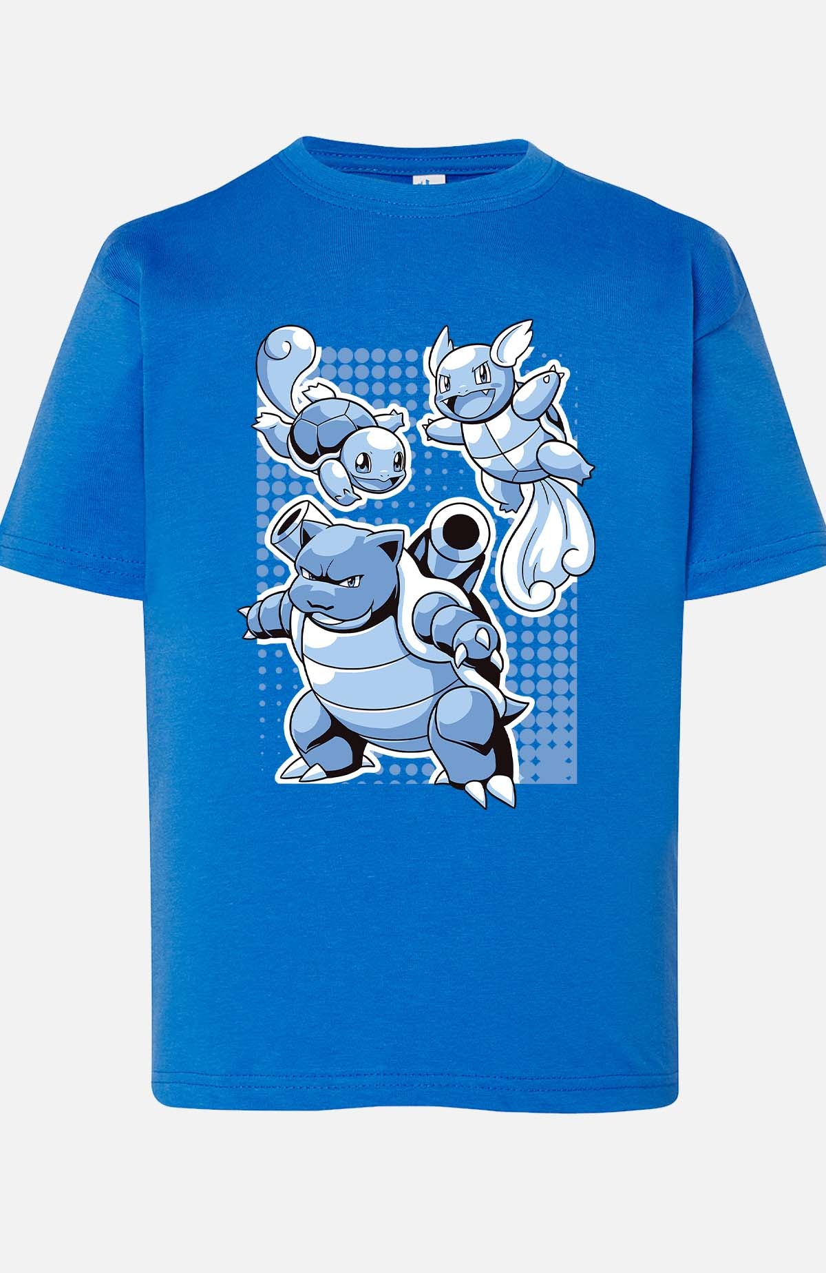 COULEUR:Bleu Roi|T-shirt Garçon | blastoise Bleu Roi