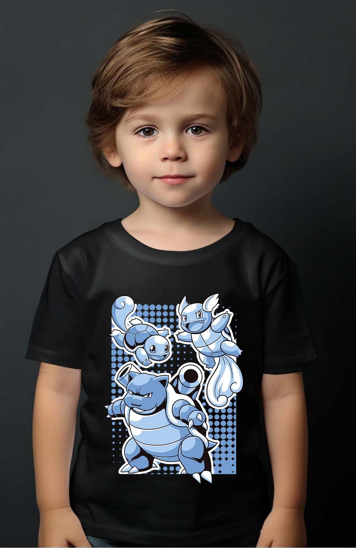 COULEUR:Noir|T-shirt Garçon | blastoise Noir
