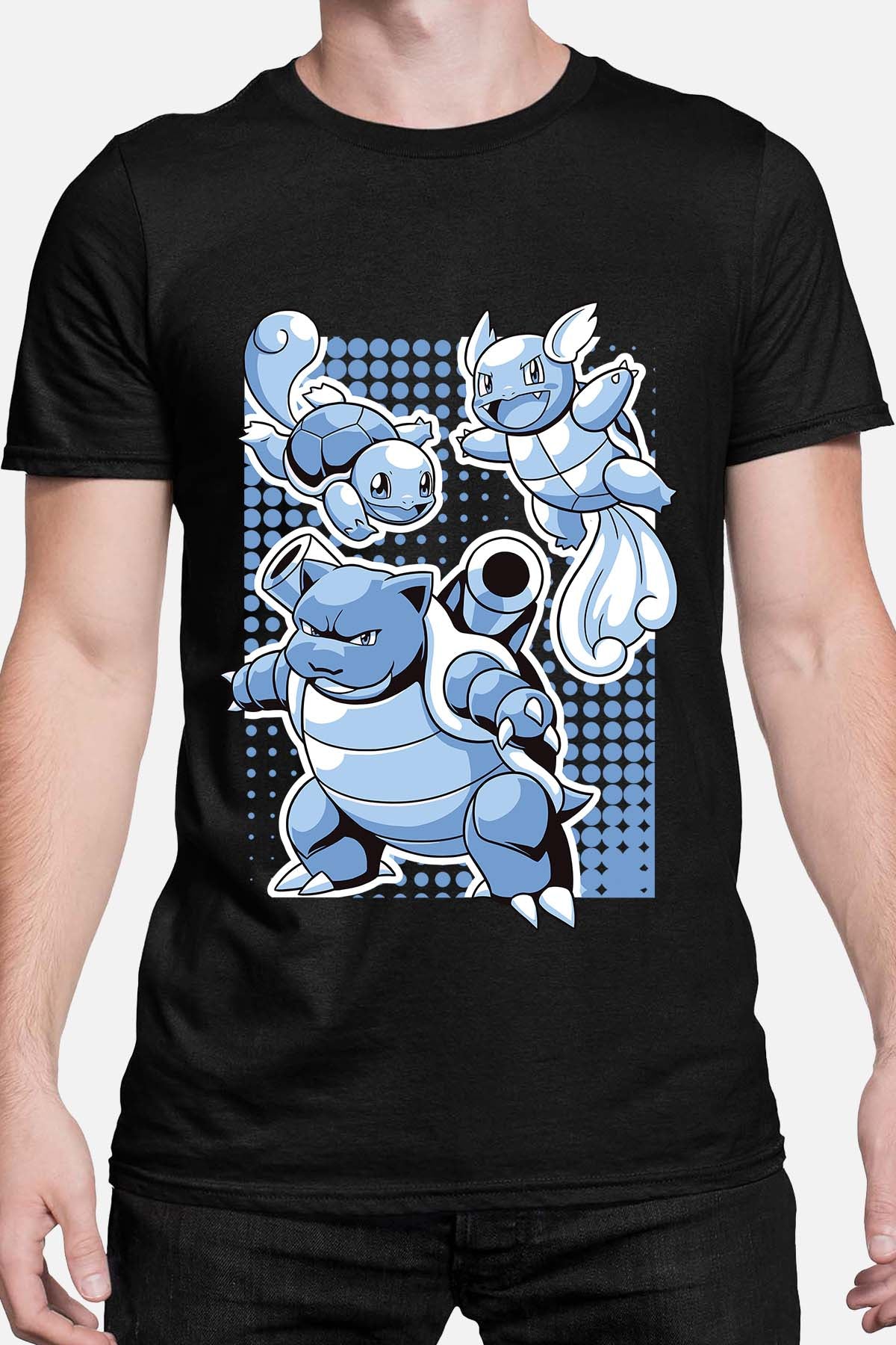 COULEUR:Noir|T-shirt Homme | blastoise Noir