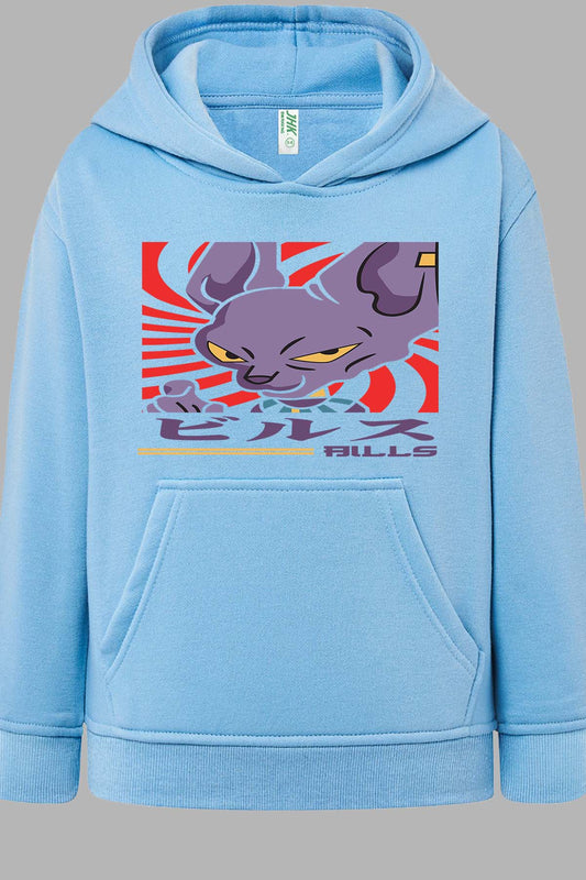 COULEUR:Bleu Ciel|Sweat Capuche Garçon | chibi Berus 2 Bleu Ciel