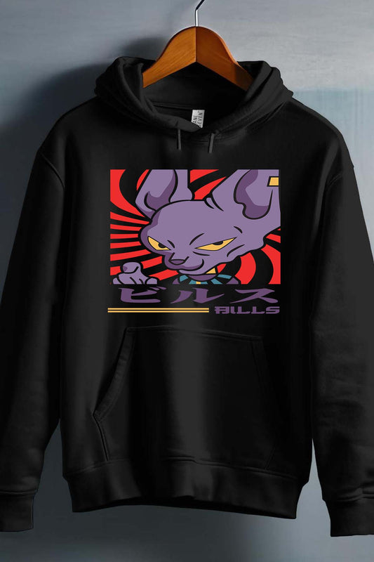 COULEUR:Noir|Sweat Capuche Garçon | chibi Berus 2 Noir