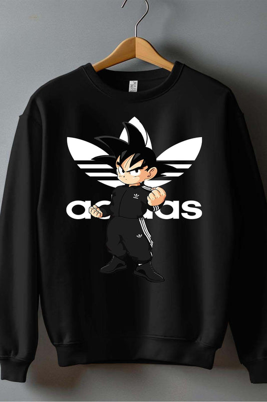COULEUR:Noir|Sweat Col Rond Homme | dbz adidas Noir