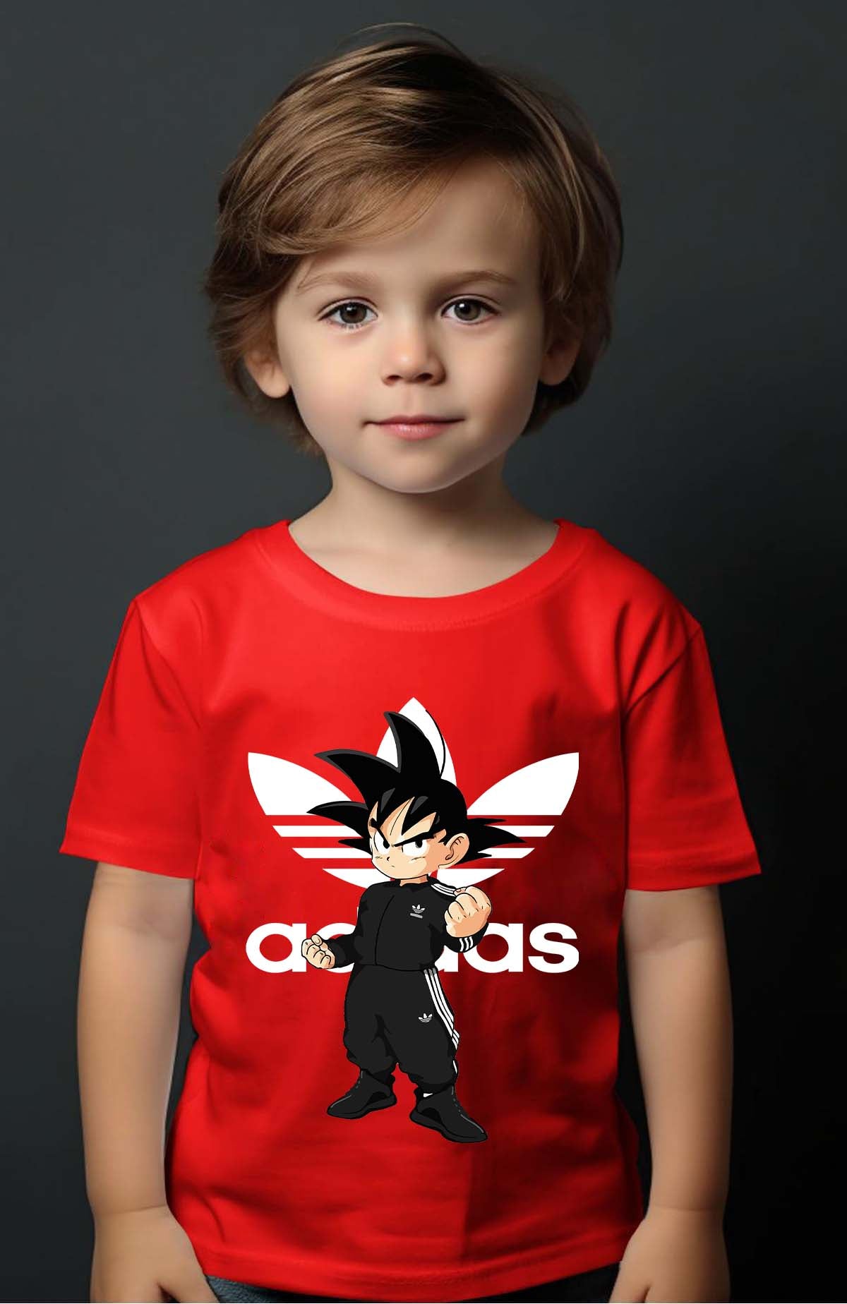 COULEUR:Rouge|T-shirt Garçon | dbz adidas Rouge