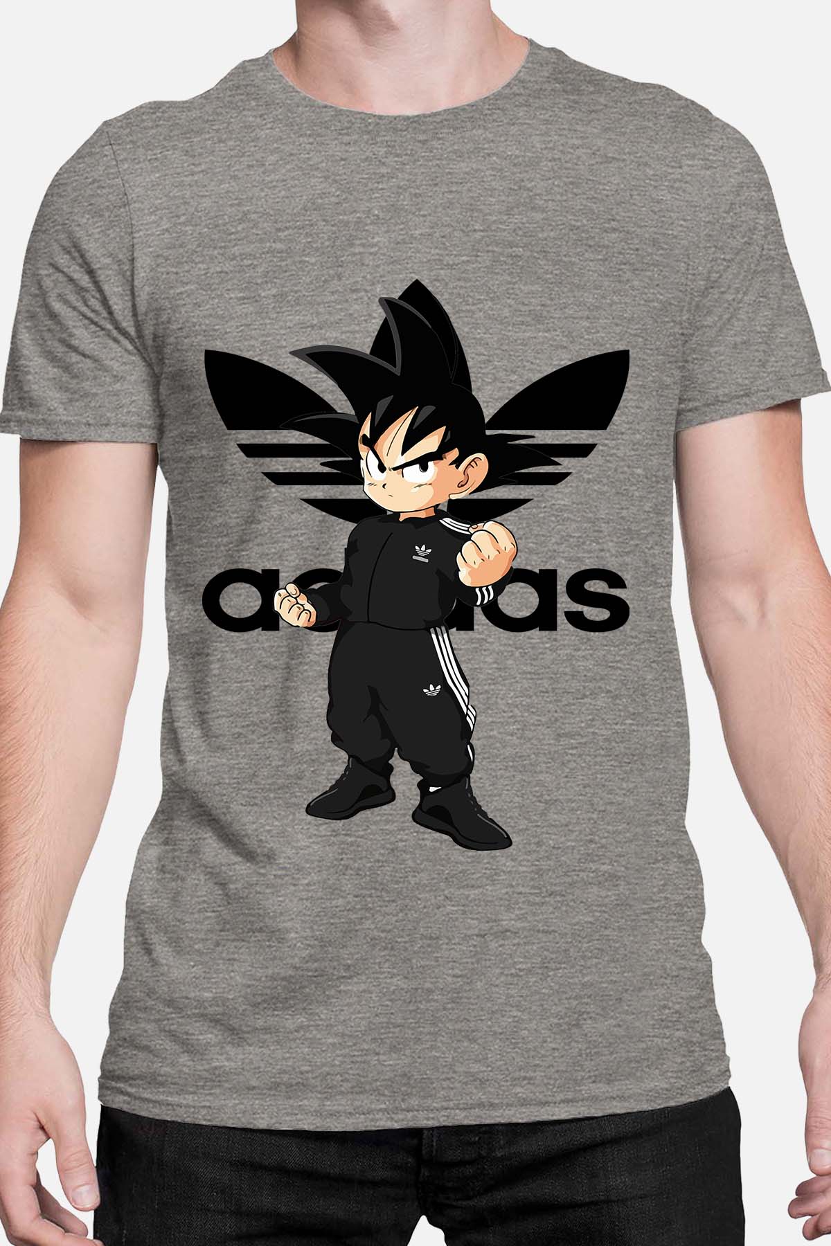 COULEUR:Gris|T-shirt Homme | dbz adidas Gris