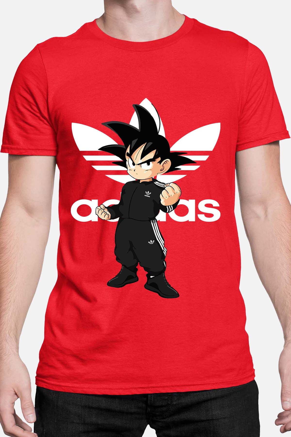 COULEUR:Rouge|T-shirt Homme | dbz adidas Rouge