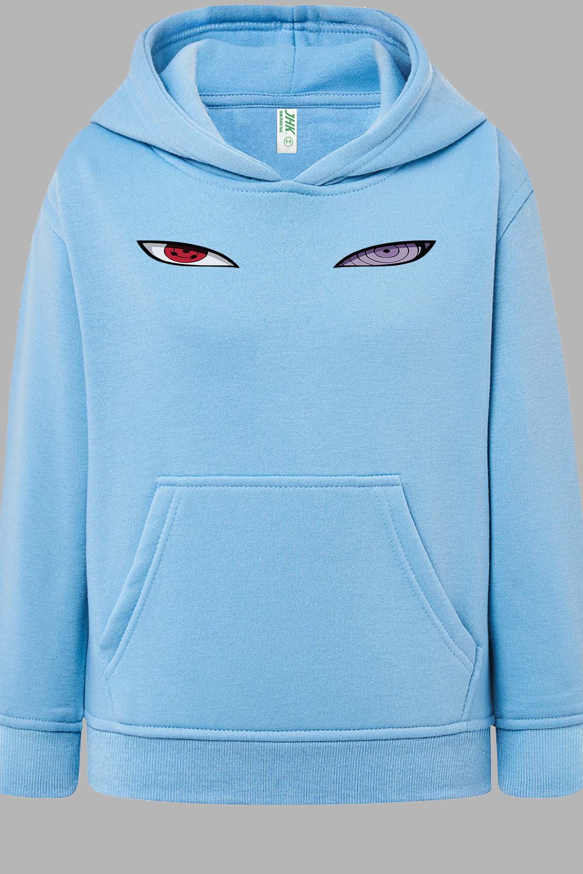 COULEUR:Bleu Ciel|Sweat Capuche Homme | eyes naruto Bleu Ciel