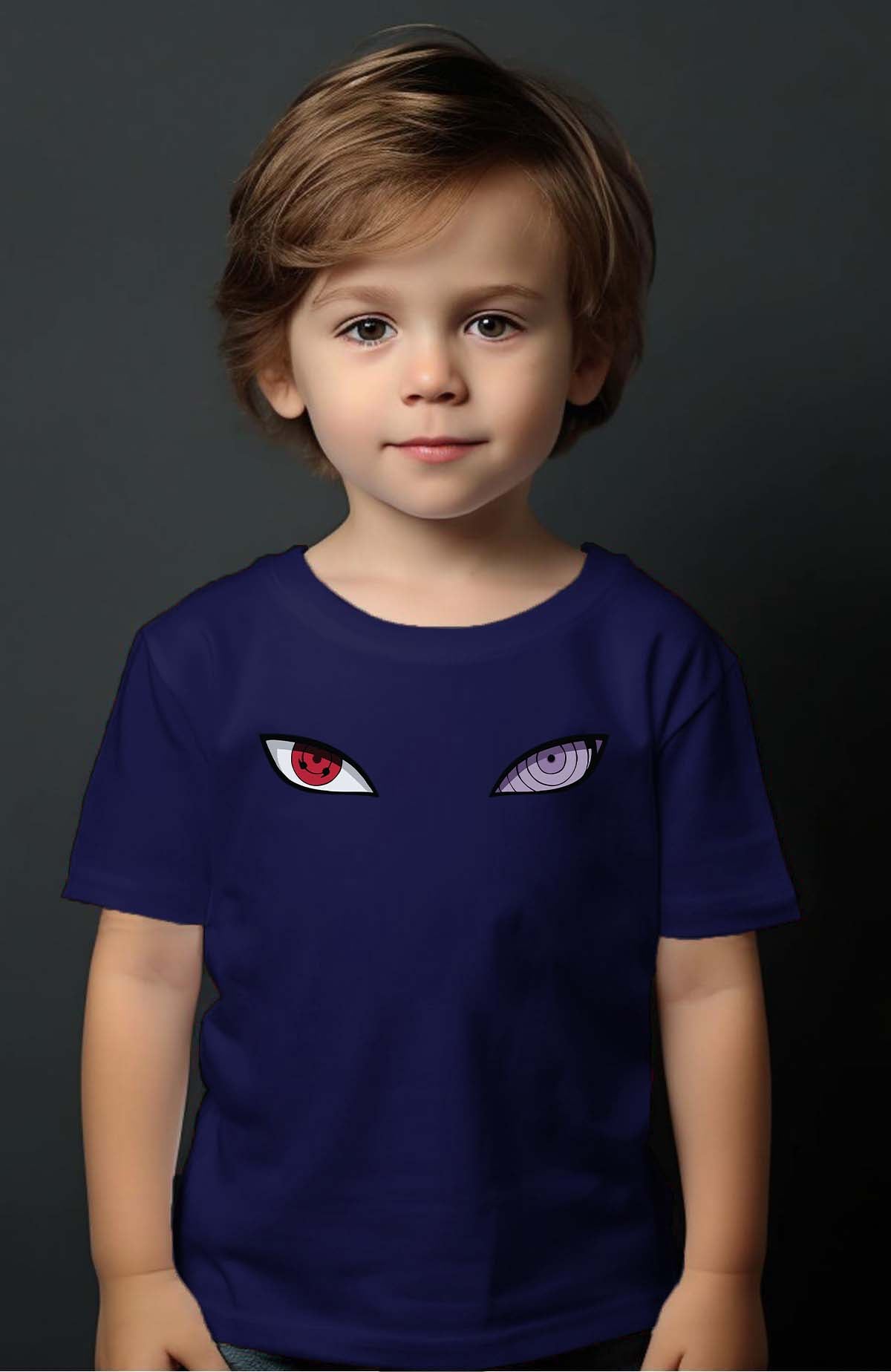 COULEUR:Marine|T-shirt Garçon | eyes naruto Marine