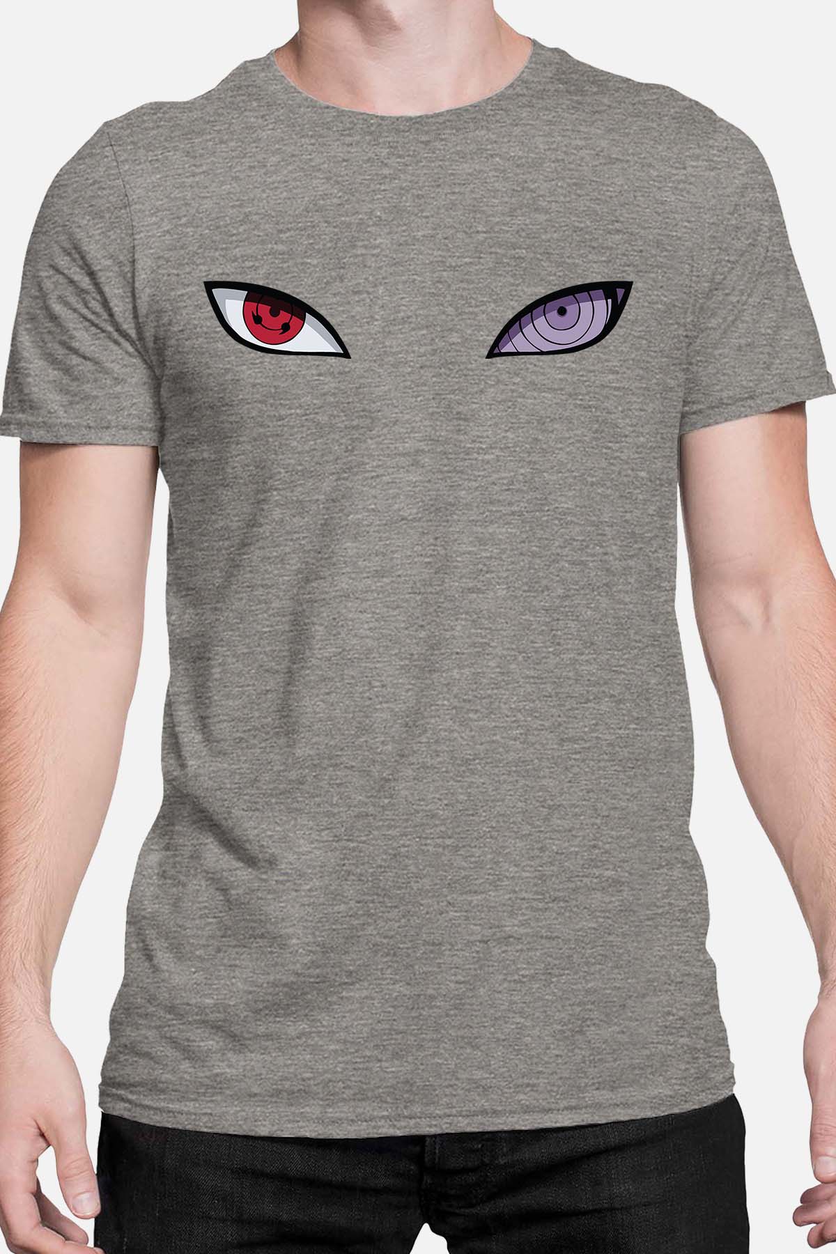 COULEUR:Gris|T-shirt Homme | eyes naruto Gris