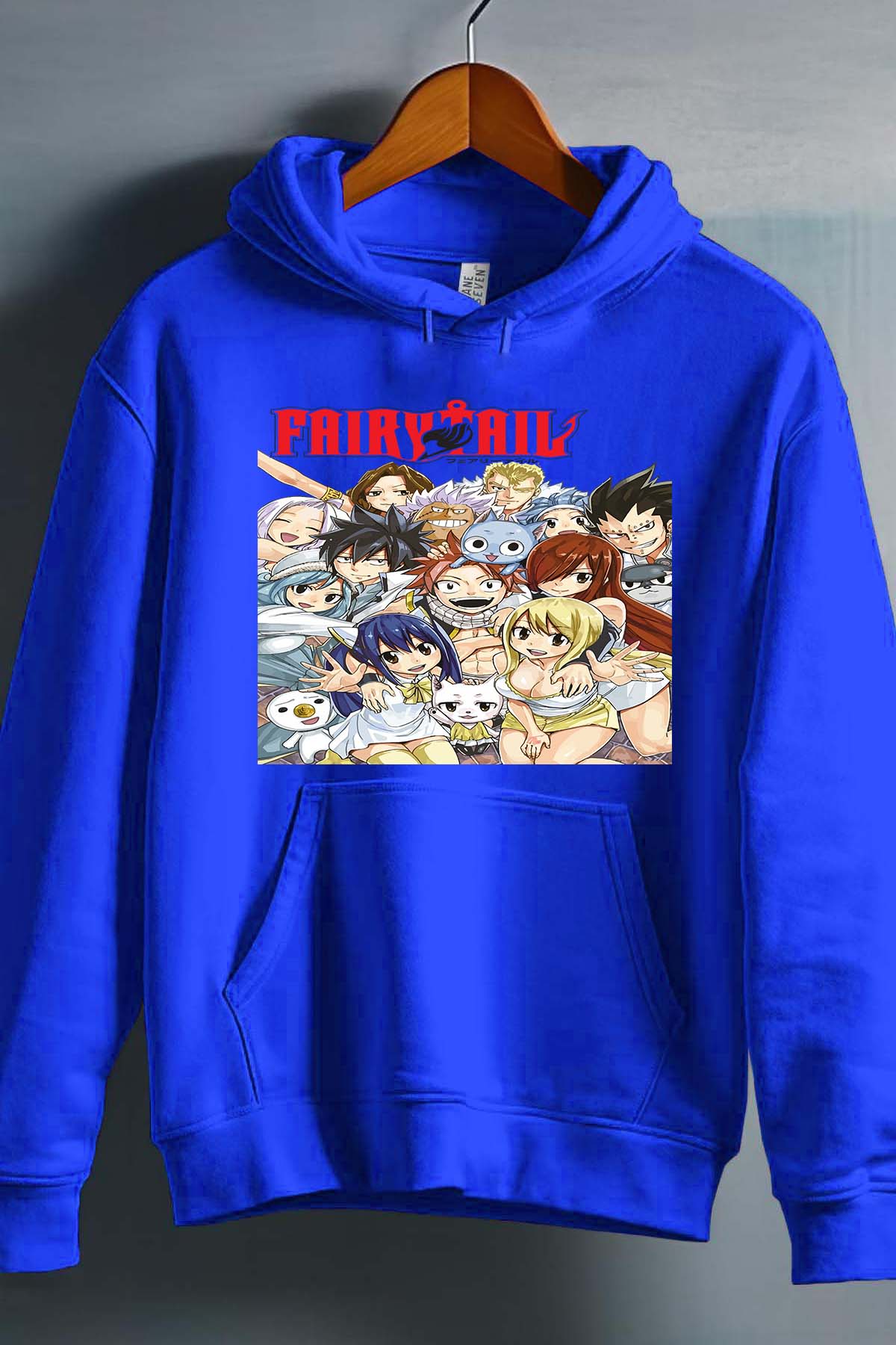 COULEUR:Bleu Roi|Sweat Capuche Garçon | fary 12 Bleu Roi