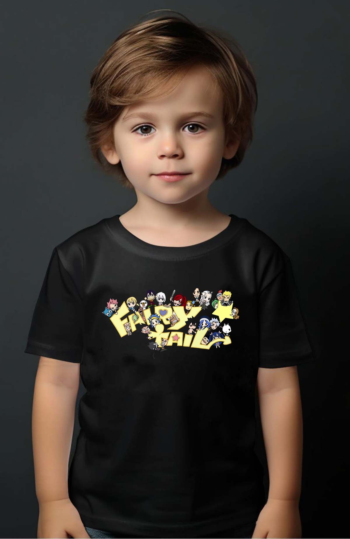 COULEUR:Noir|T-shirt Garçon | fary 6 Noir