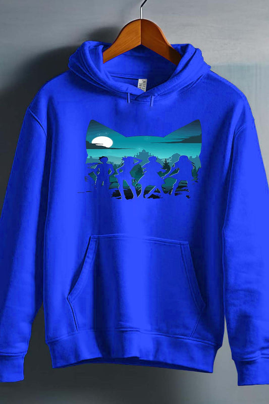 COULEUR:Bleu Roi|Sweat Capuche Homme | fary 8 Bleu Roi