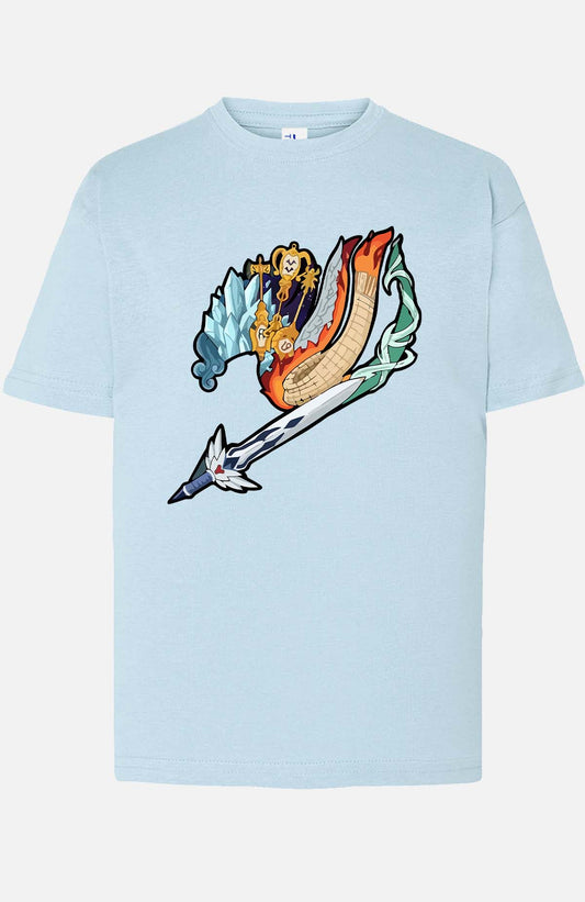 COULEUR:Bleu Ciel|T-shirt Garçon | fary 9 Bleu Ciel