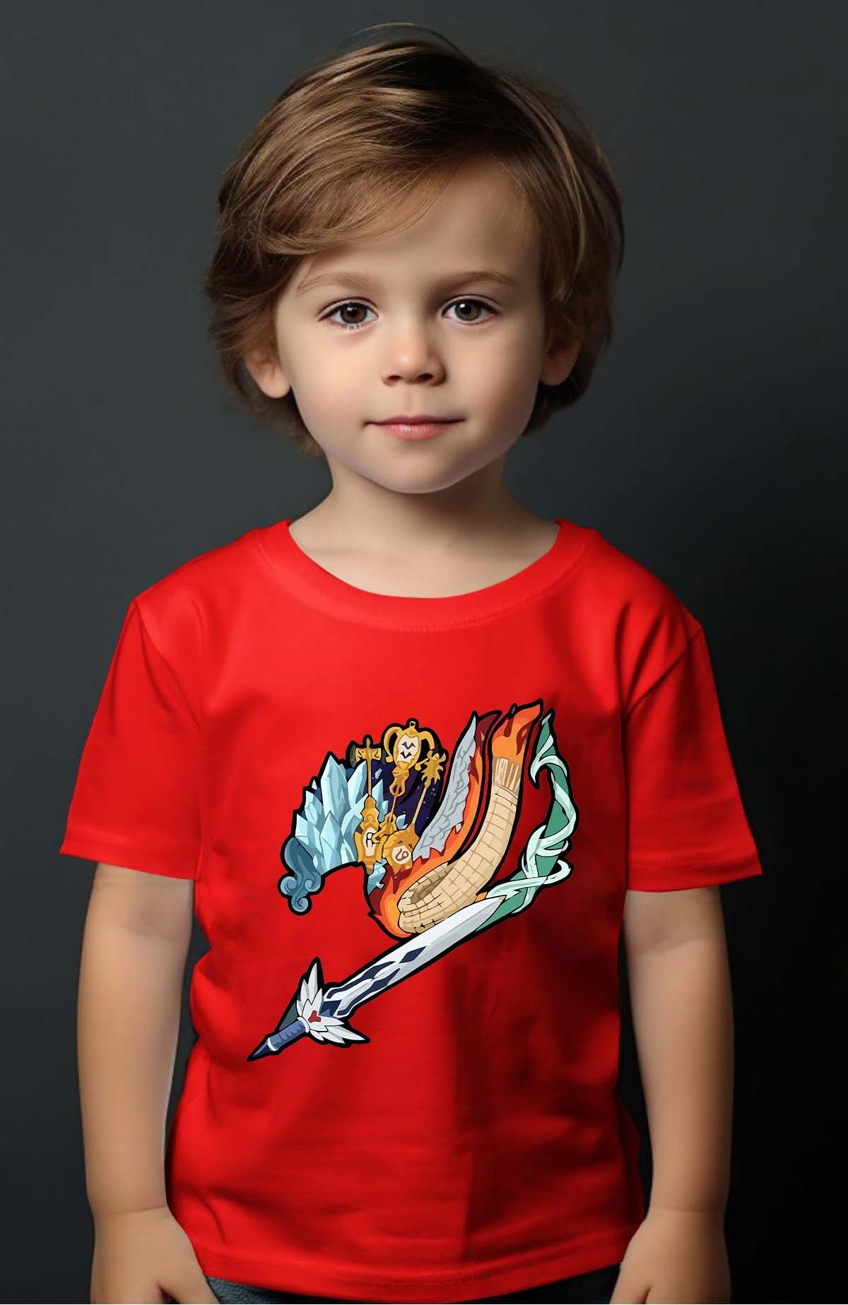 COULEUR:Rouge|T-shirt Garçon | fary 9 Rouge