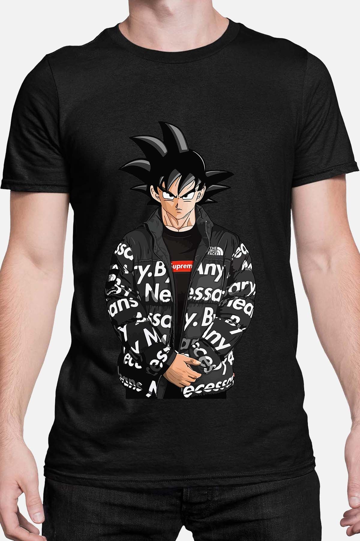 COULEUR:Noir|T-shirt Homme | goku doudoune Noir