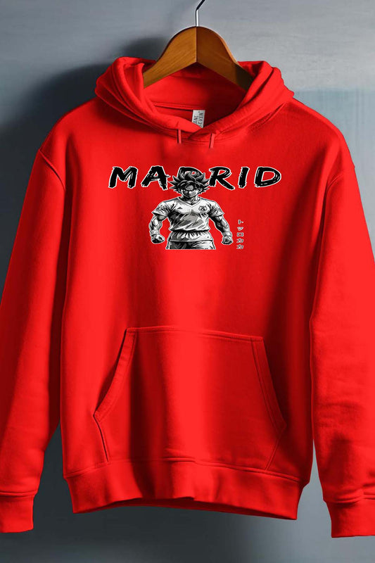 COULEUR:Rouge|Sweat Capuche Garçon | goku madrid pa2 Rouge