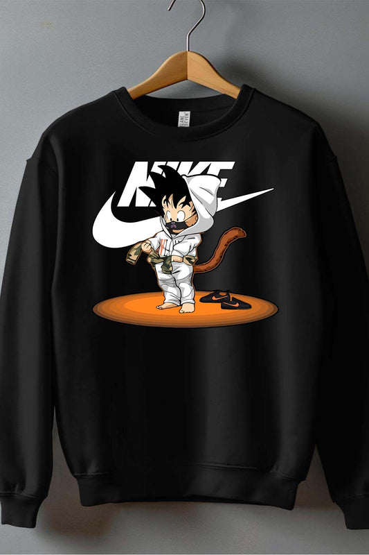 COULEUR:Noir|Sweat Col Rond Garçon | goku nike mask Noir