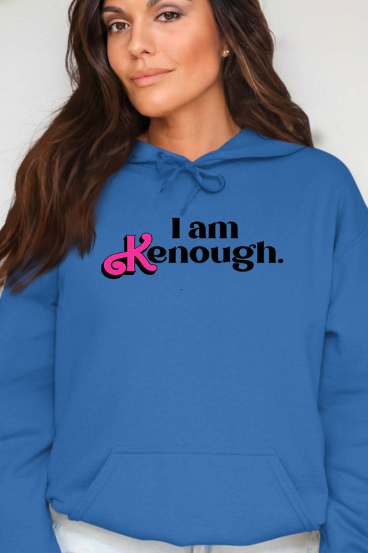 COULEUR:Bleu Roi|Sweat Capuche Femme | i am kenough Bleu Roi