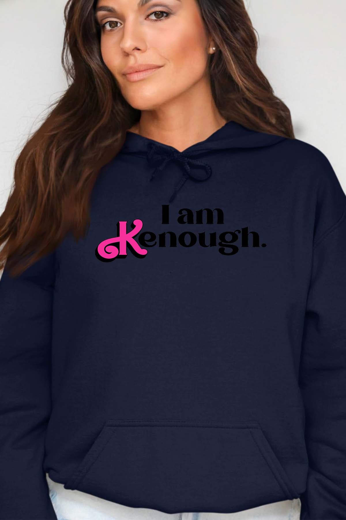 COULEUR:Marine|Sweat Capuche Femme | i am kenough Marine