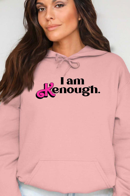 COULEUR:Rose|Sweat Capuche Femme | i am kenough Rose