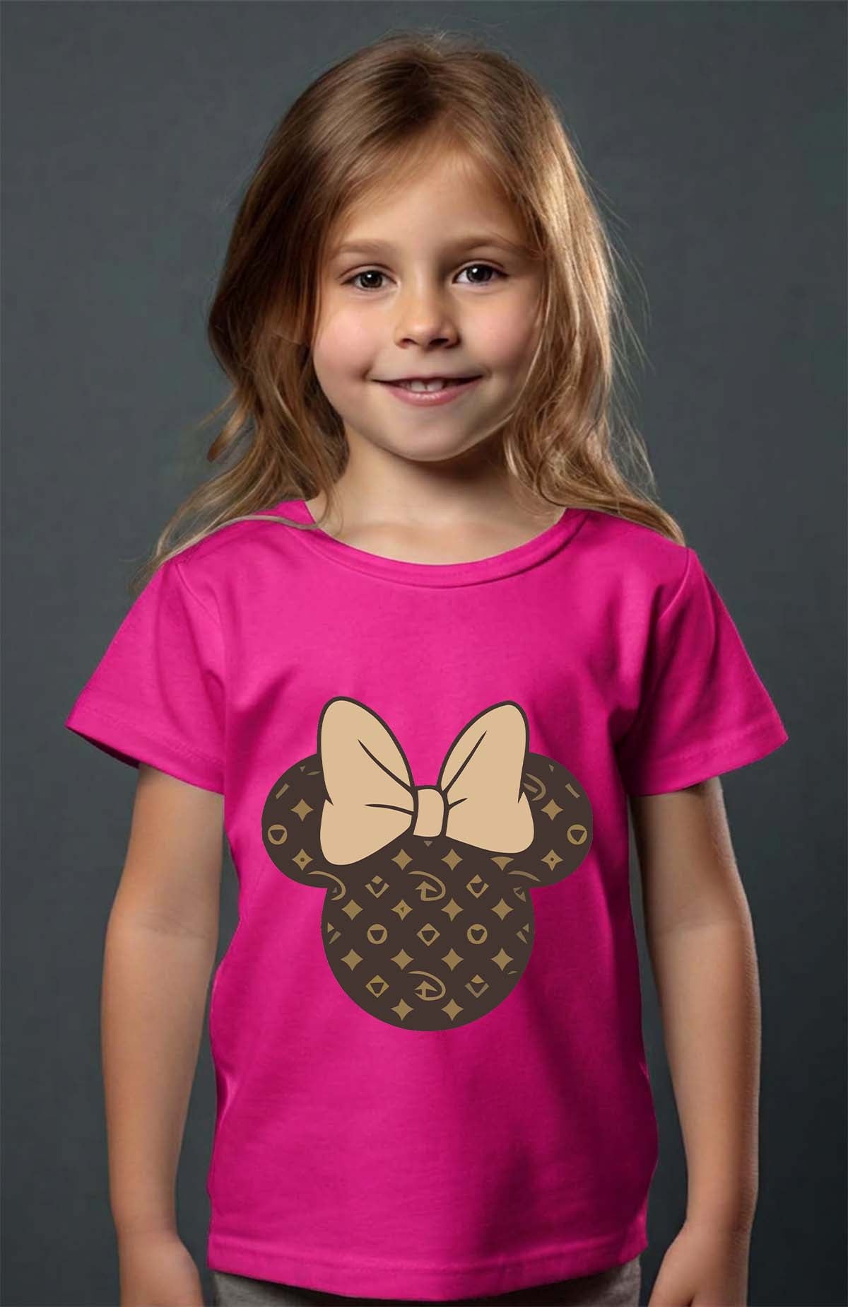 COULEUR:Fuchsia|T-shirt Fille | inspi mike Fuchsia