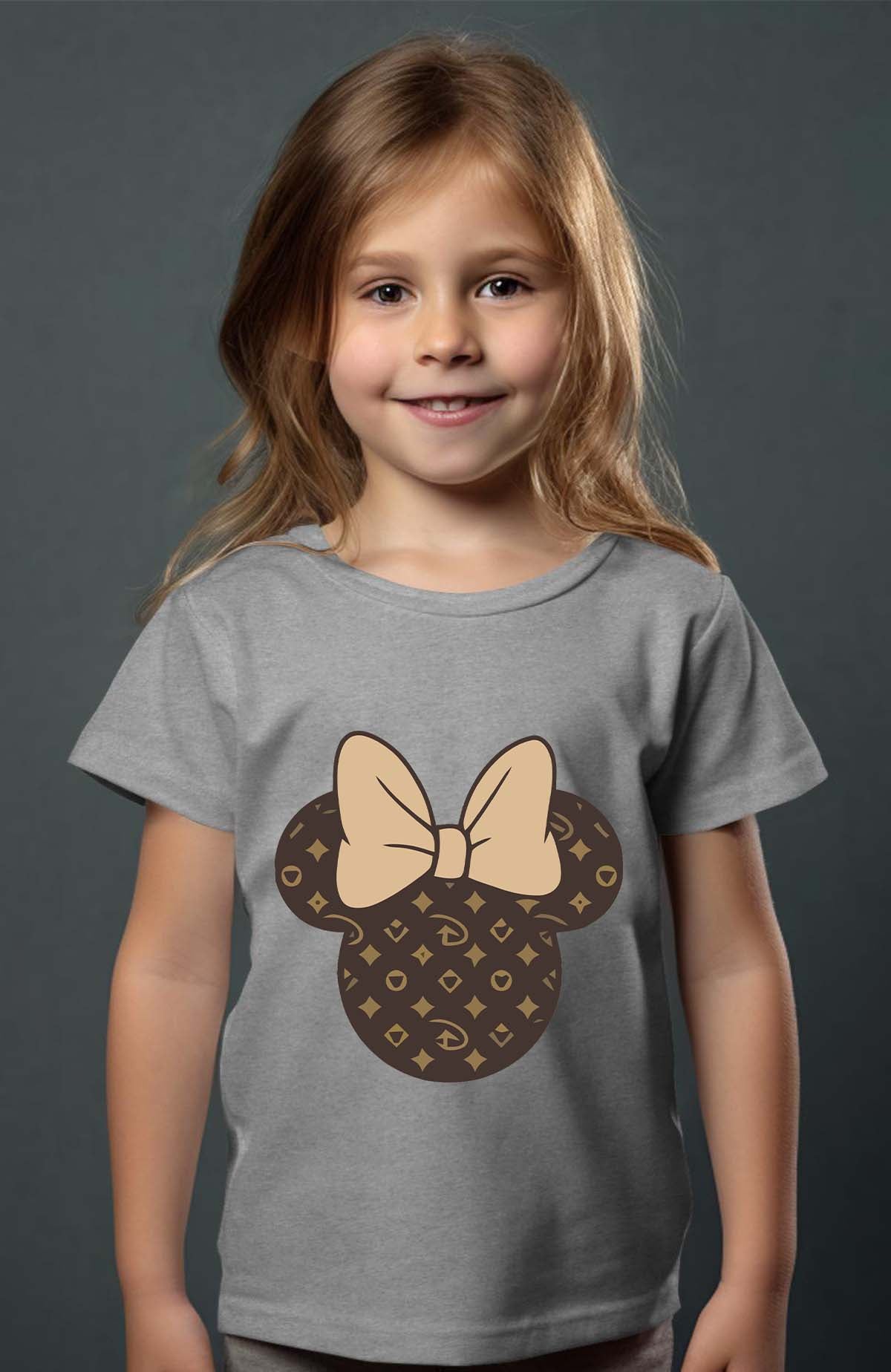COULEUR:Gris|T-shirt Fille | inspi mike Gris