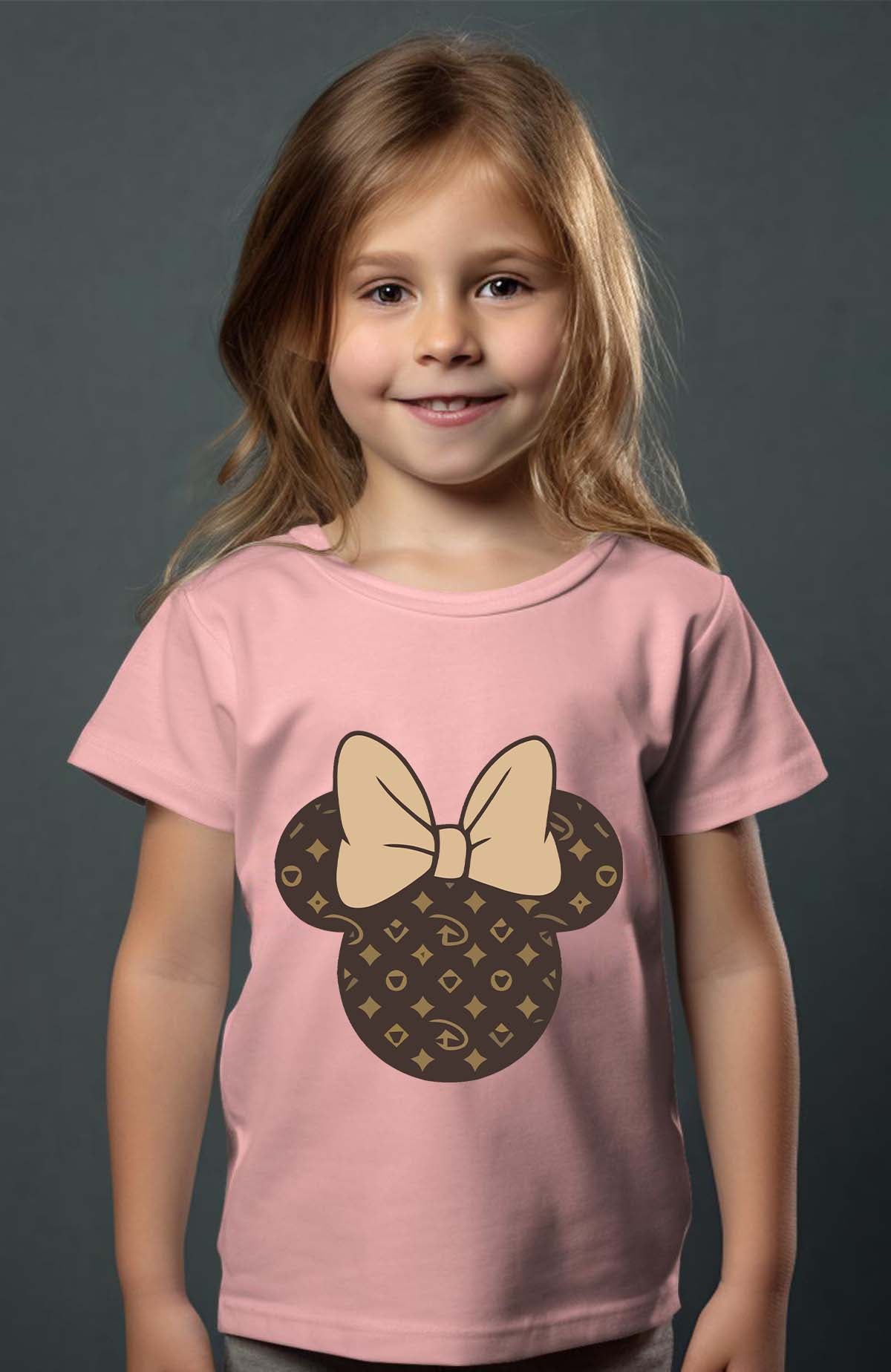 COULEUR:Rose|T-shirt Fille | inspi mike Rose