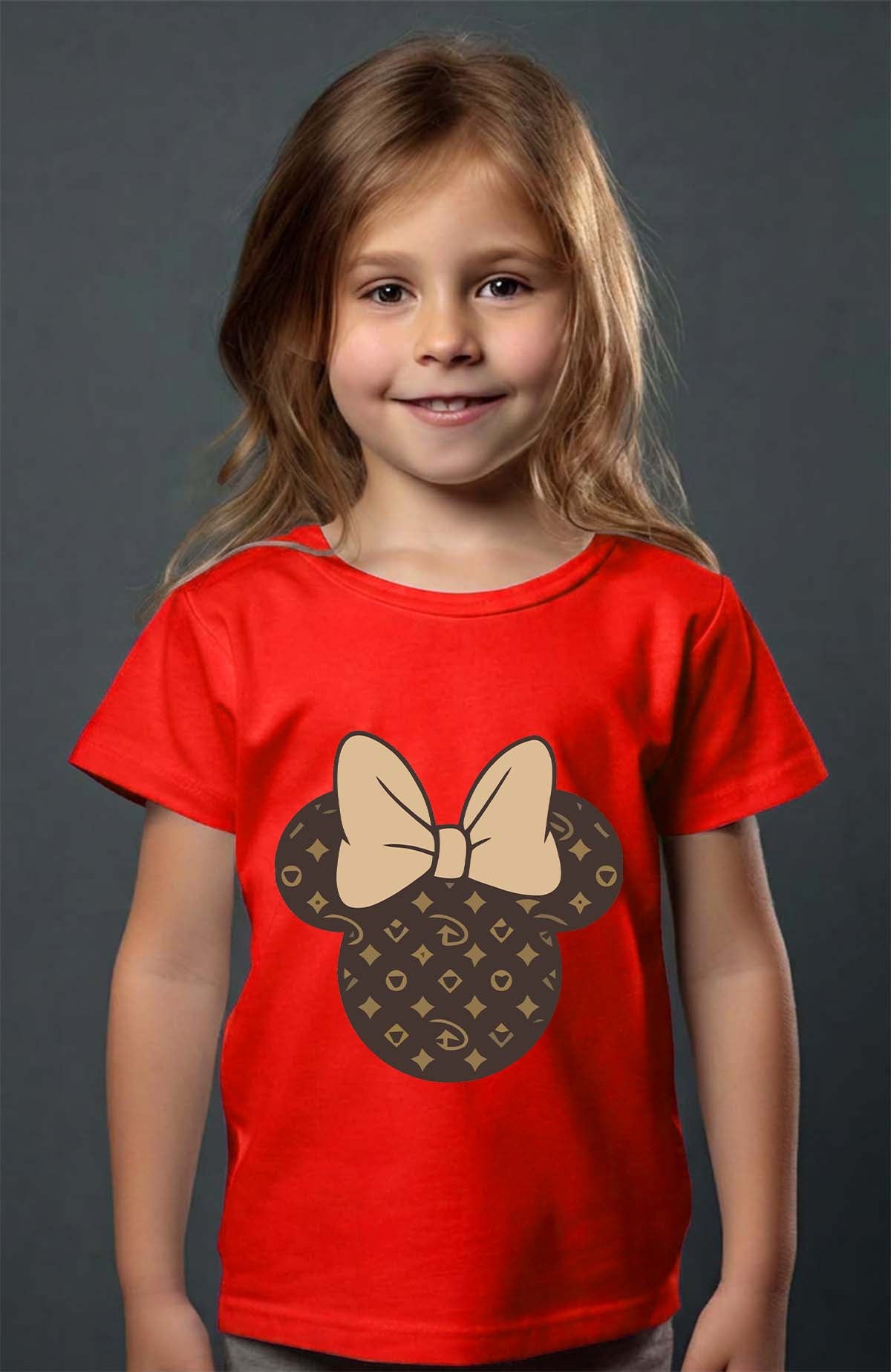 COULEUR:Rouge|T-shirt Fille | inspi mike Rouge