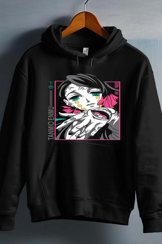 COULEUR:Noir|Sweat Capuche Garçon | kny tanmio demonio 01 Noir