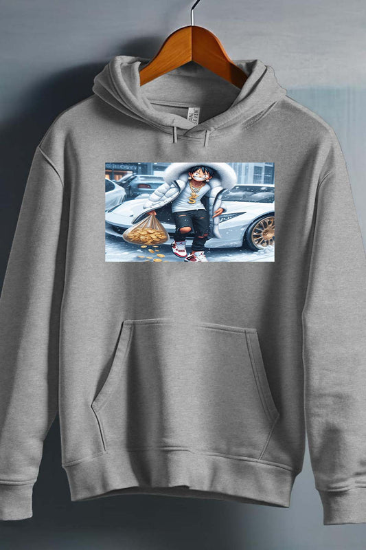 COULEUR:Gris|Sweat Capuche Homme | luffy braco 2023 Gris