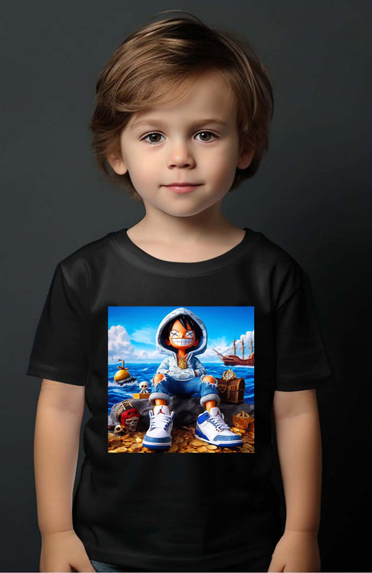COULEUR:Noir|T-shirt Garçon | luffy urban 2023 Noir