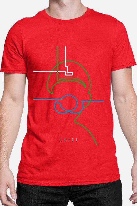 COULEUR:Rouge|T-shirt Homme | luigi light Rouge