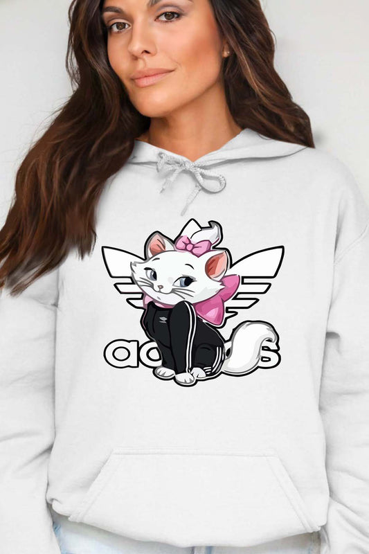 COULEUR:Blanc|Sweat Capuche Femme | marie  adidas Blanc